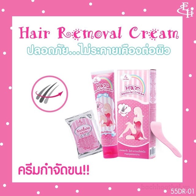 Kem tẩy lông dưỡng da Hair Removal Cream Eliza Helena Thái Lan