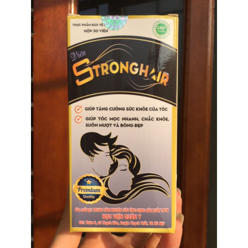 Strong Hair Học viện Quân y chống rụng tóc, tóc bạc sớm