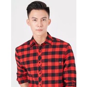 Áo sơ mi nam YODY dài tay caro SMM4079