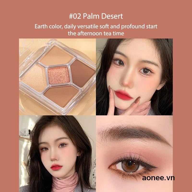 ✨✨Bảng phấn mắt 5 màu Tone màu xám lạnh