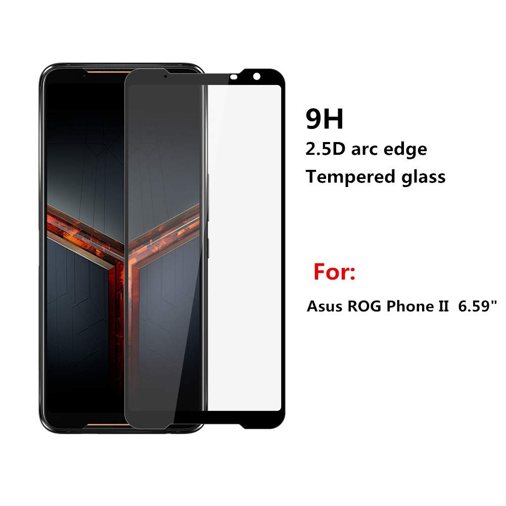 Set 2 kính cường lực bảo vệ màn hình cho Asus ROG Phone II 2 ZS660KL