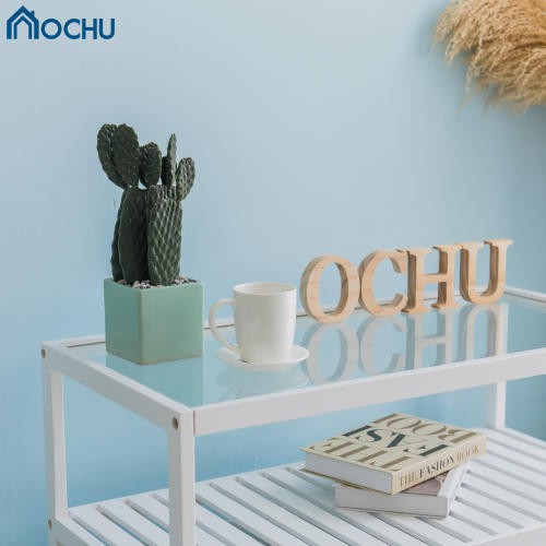 Bàn trà sofa OCHU gỗ mặt kính đa năng PURE TABLE Nội thất lắp ráp phòng khách