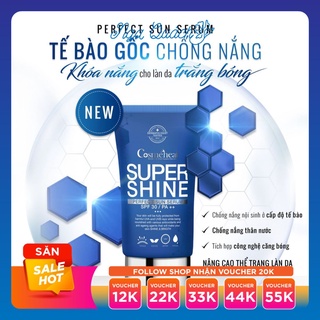 Serum chống nắng tế bào gốc COSMEHEAL SUPERSHINE SUN SERUM chống nắng nội sinh - căng bóng da - xuất Xứ KOREA - 60ml