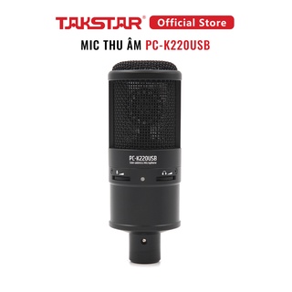 Mic Thu Âm Máy Tính Takstar PC-K220USB Livestream, Thu Âm, Lồng Tiếng, Học Online Chính Hãng Cao Cấp Bảo Hành 1 Năm