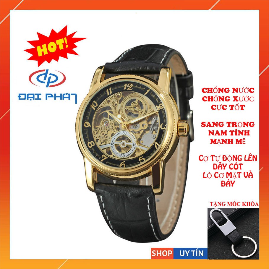 Đồng hồ nam, chính hãng Forsining, cơ tự động, lộ máy đẹp đến từng chi tiết, nam tính mạnh mẽ - BẢO HÀNH 12 THÁNG | BigBuy360 - bigbuy360.vn