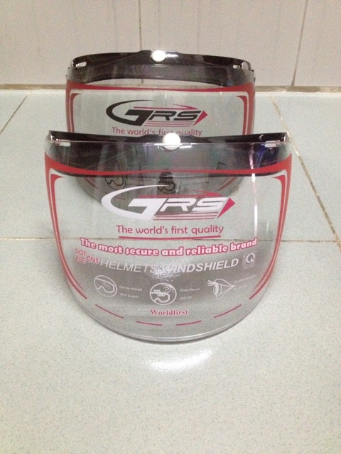 Kính Bấm Gắn Mũ Bảo Hiểm Nửa Đầu và Mũ 3/4