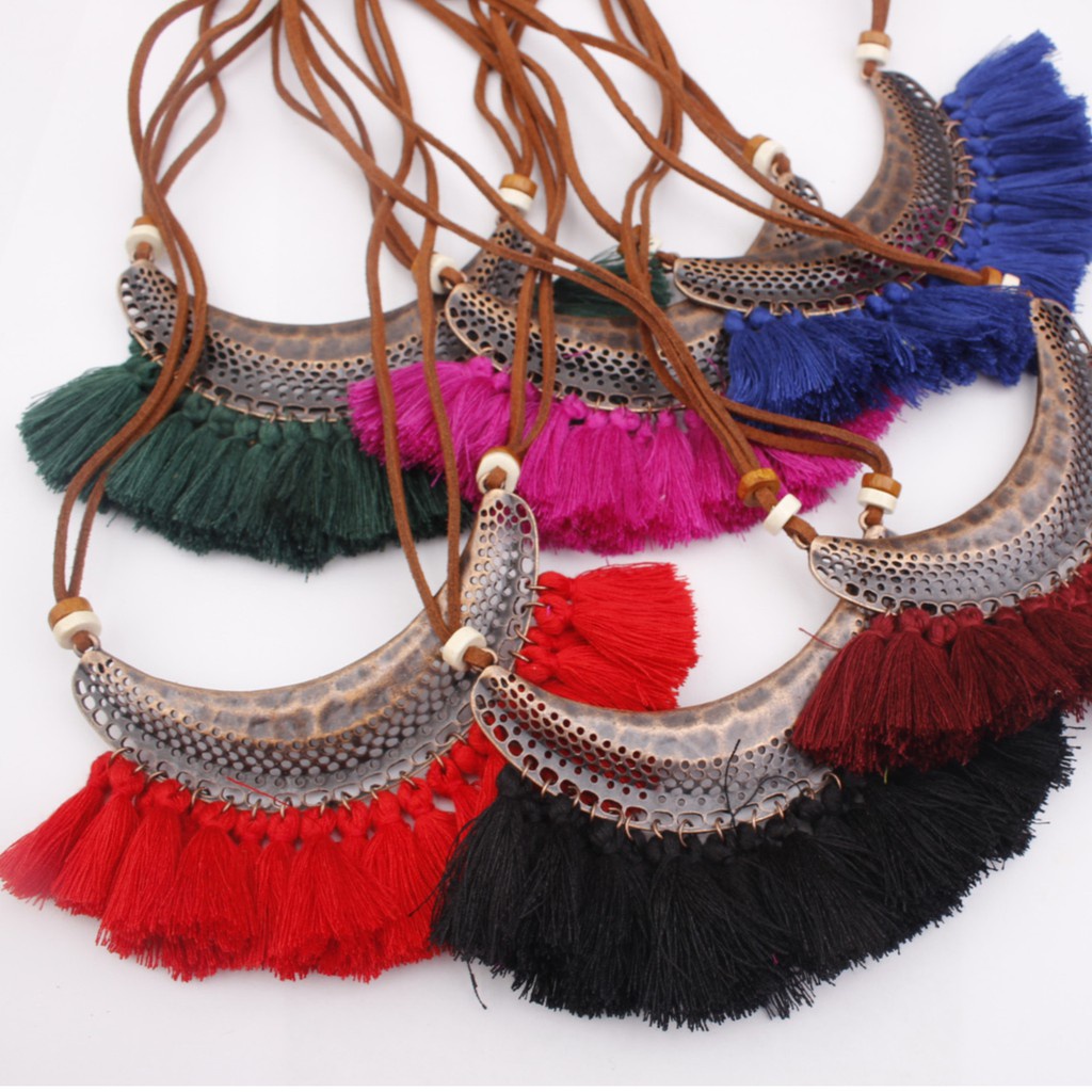 Dây chuyền du mục vòng đeo cổ boho - Mã TR002