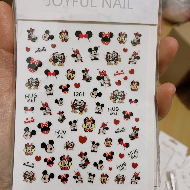 Sticker hình gấu, hình dán móng - LanChiNail