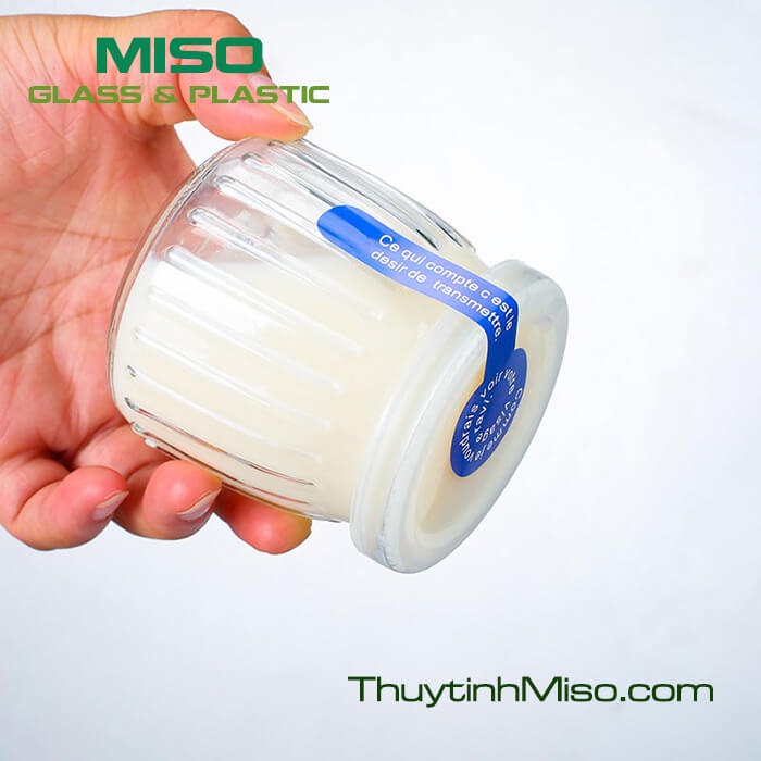 Bộ 10 Hũ thủy tinh làm bánh flan, sữa chua cao cấp, an toàn khi sử dụng
