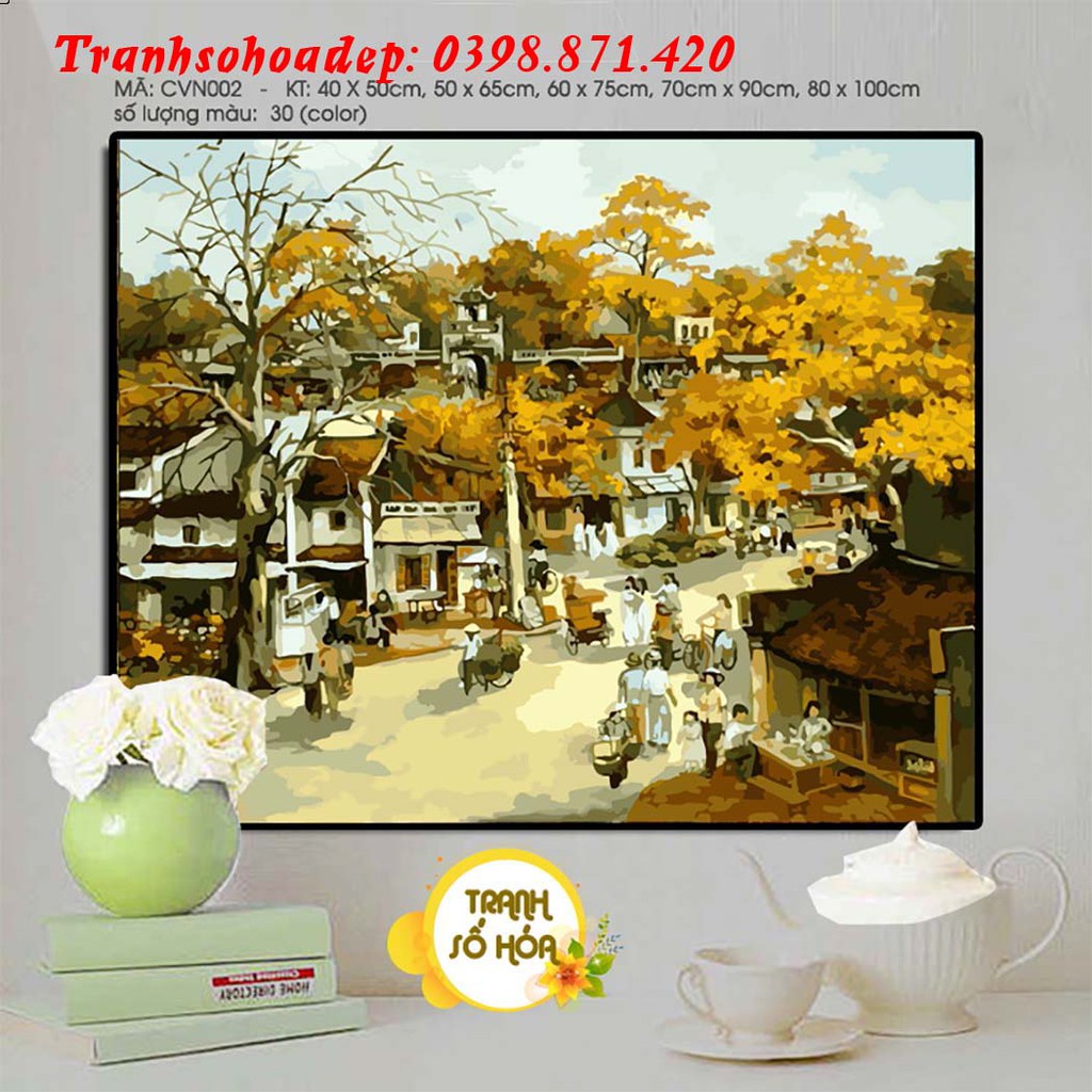 Tranh Sơn Dầu Số Hóa Chủ Đề Phong Cảnh Việt Nam T Art Hàng Có Sẵn | BigBuy360 - bigbuy360.vn