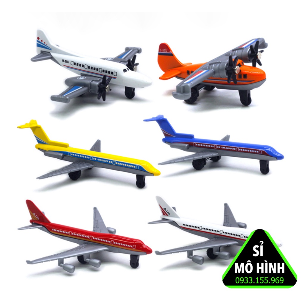 Bộ 6 máy bay mô hình bằng kim loại