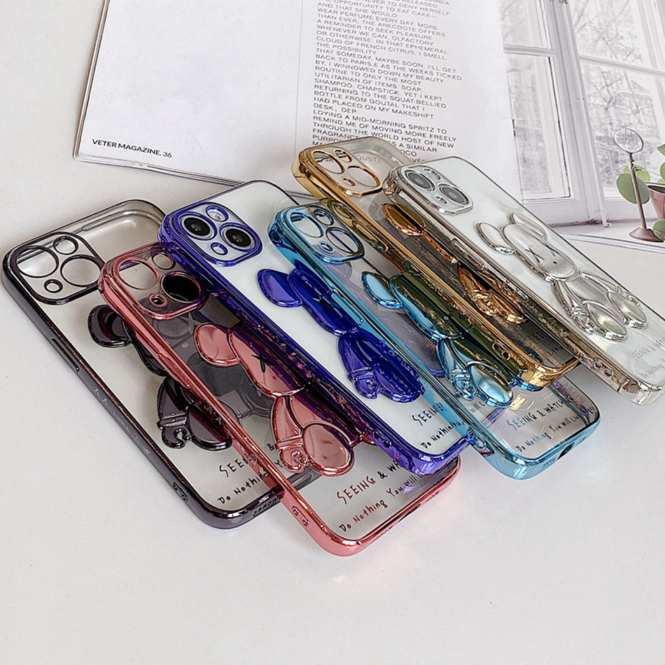 Ốp điện thoại màu trong suốt mạ viền bảo vệ ống kính máy ảnh cho iPhone 13 11 12 Pro Max 12Pro 13Pro Max 12 11 13 Promax | BigBuy360 - bigbuy360.vn