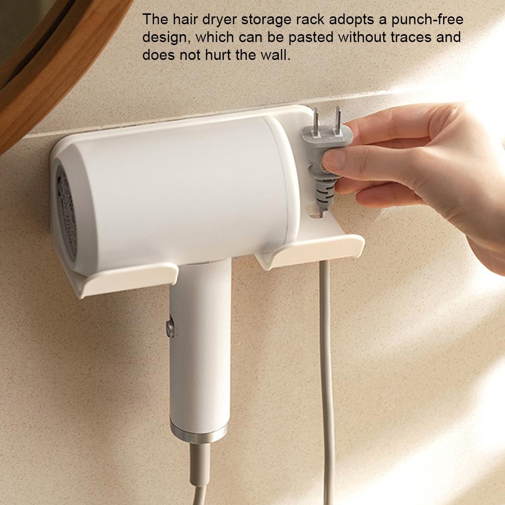 Giá Đỡ Máy Sấy Tóc Tự Dính Không Cần Đục Lỗ Tiện Dụng Cho Gia Đình
