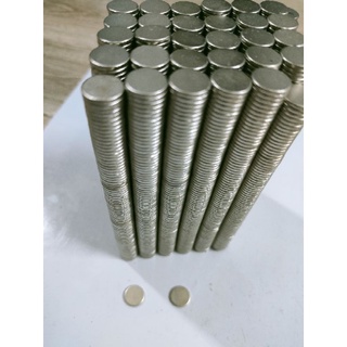 100 viên nam châm 10*1.5mm siêu mỏng siêu hít