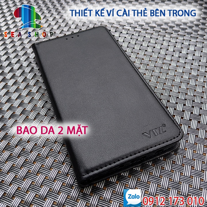 Bao da Samsung Galaxy A13 4G SM-A135, Nắp gập-Ốp lưng 2 mặt có thiết kế ví cà thẻ, ngăn lớn để tien mặt-Kính full màn 9D