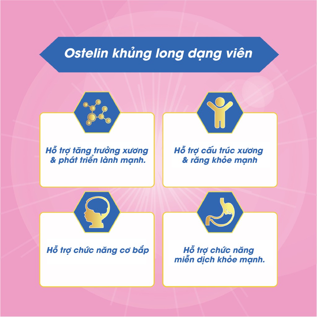 Canxi Ostelin Khủng Long Cho Bé 90 viên Úc, Canxi Ostelin Kid