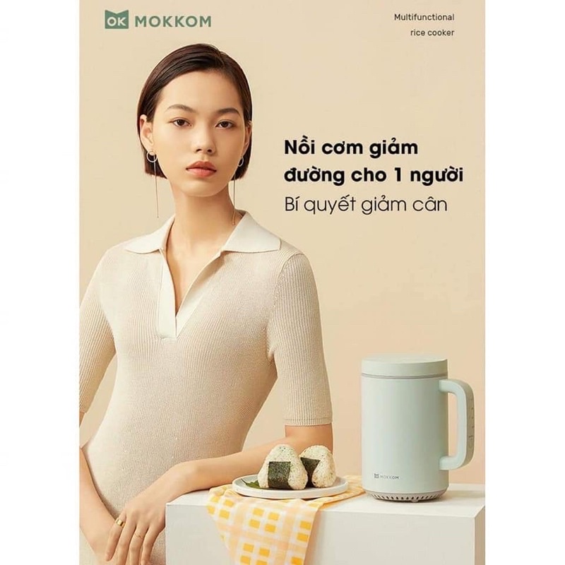 NỒI CƠM ĐIỆN MINI TÁCH ĐƯỜNG MOKKOM CHÍNH HÃNG - bảo hành 6 tháng