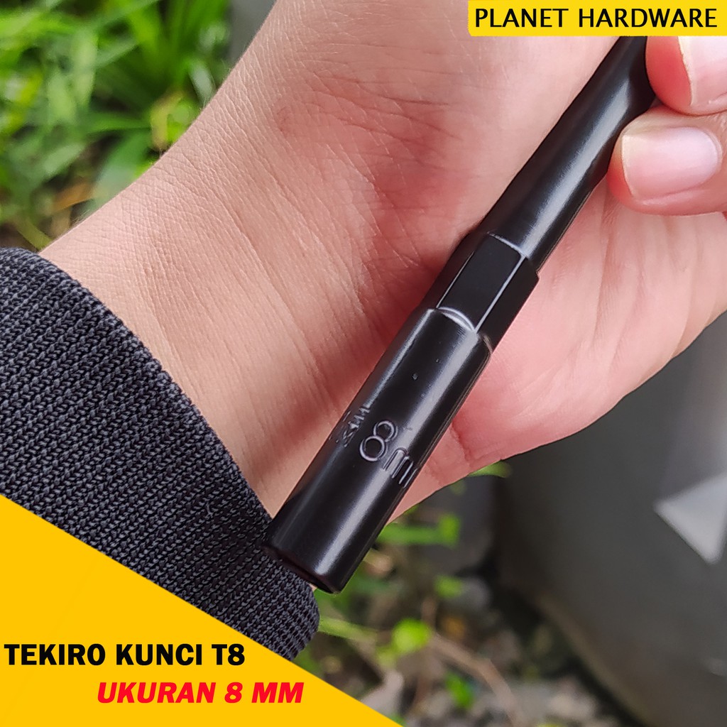 Ổ Cắm Màu Đen T8 Cho Động Cơ Xe Tekiro