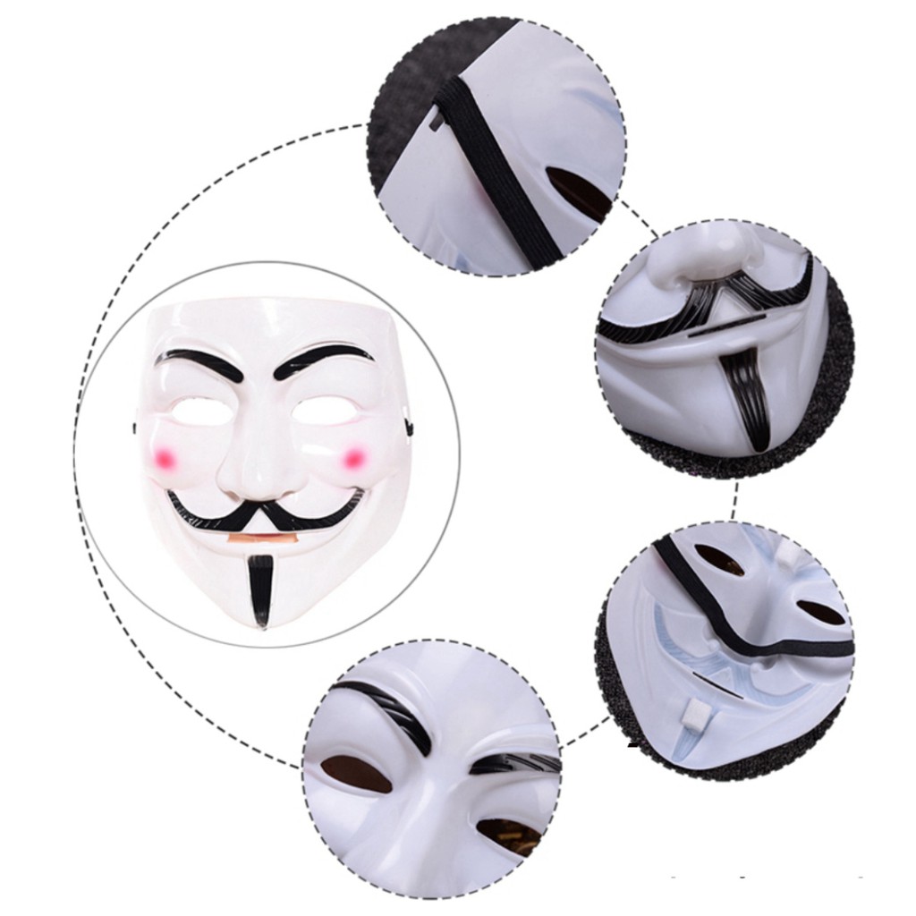 Mặt Nạ Hóa Trang V-Vendetta Nhân Dịp Halloween - Mũ, mặt nạ dự ...