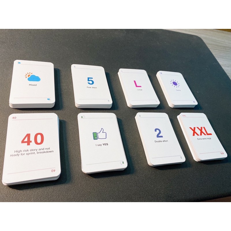 Bộ bài Scrum Planning Poker Retrospective