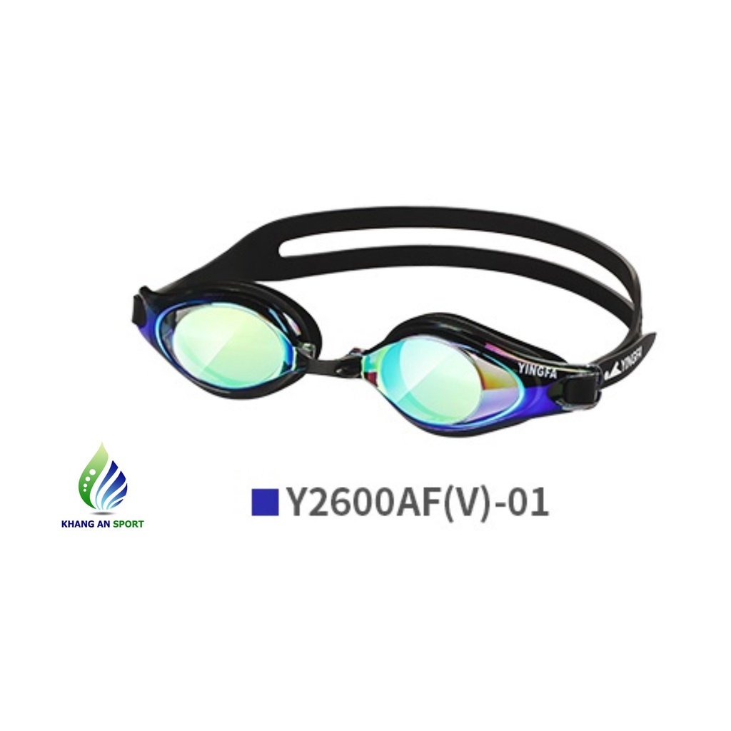 Kính bơi tráng gương  Yingfa Y2600AFV  chống tia UV và sương mù
