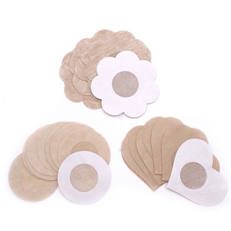 Bịch 5 cặp miếng dán ngực vải dệt tổng hộp loại mới tiện dụng
