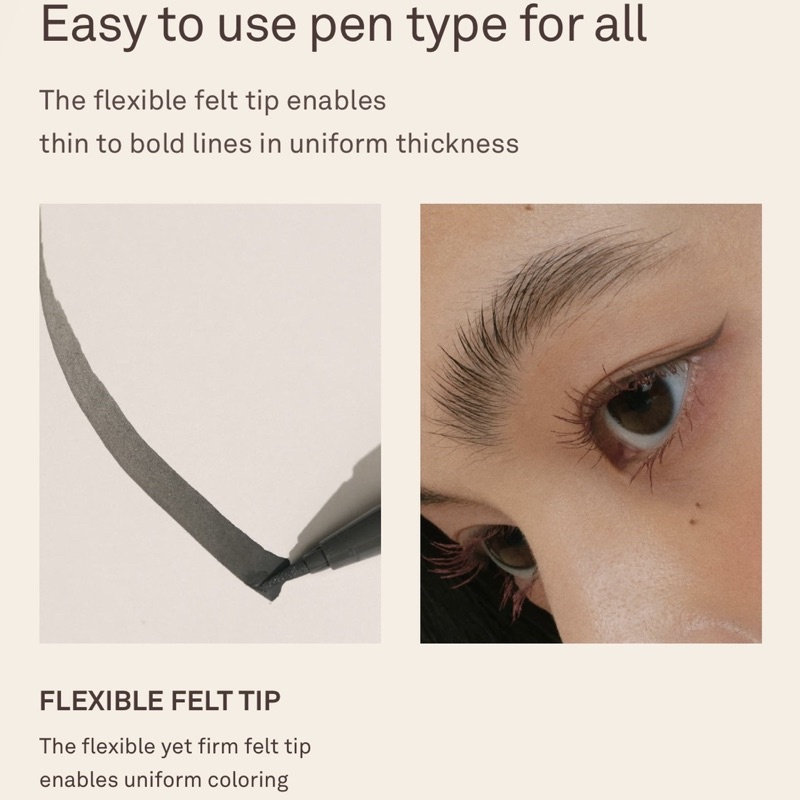 Hince - New Ambience Color Eyeliner “L006 Unbound” | bút kẻ mắt nước màu xám