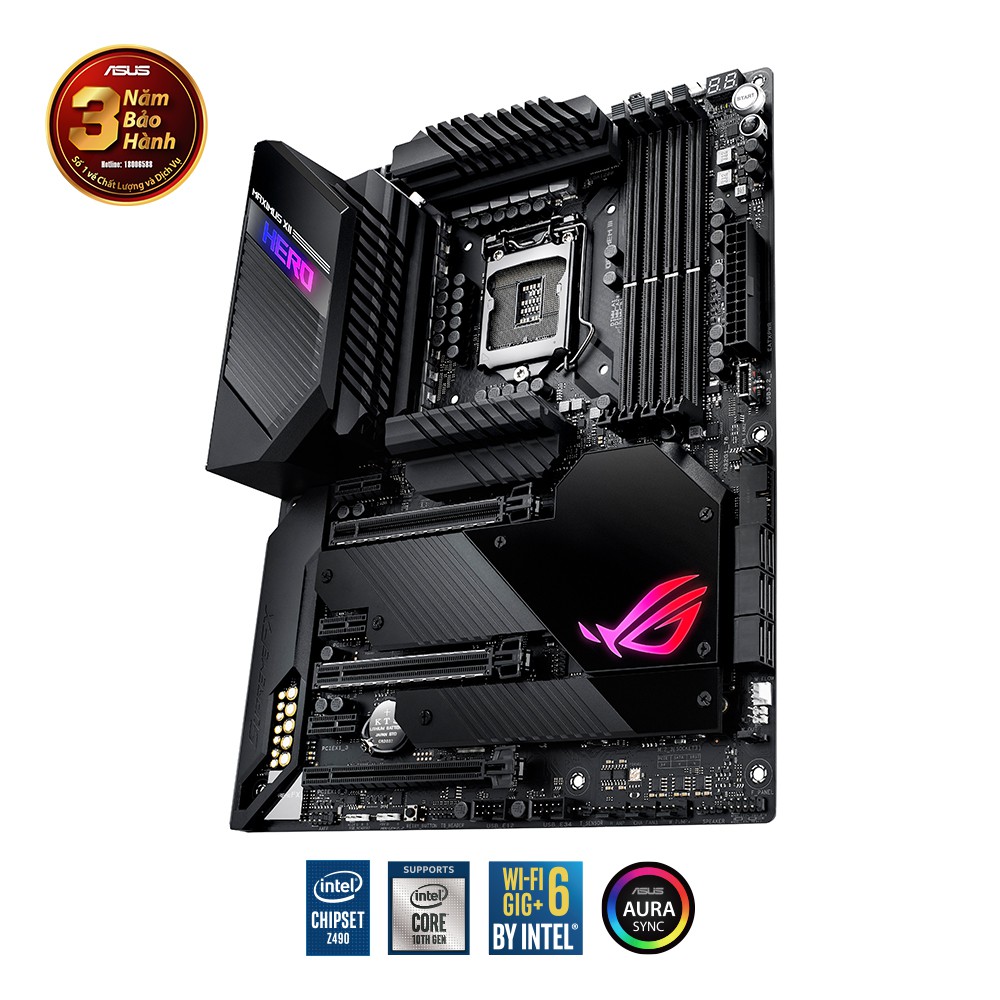 Bo mạch chủ  ASUS ROG STRIX Z490 ROG MAXIMUS XII HERO (WI-FI)