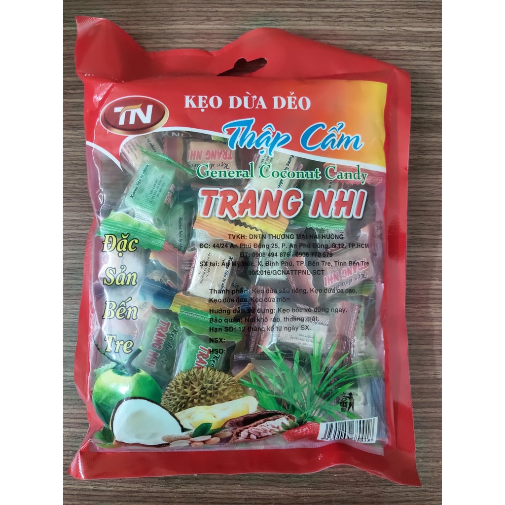 Kẹo Dừa Dẻo Thập Cẩm Đặc Sản Bến Tre 250g