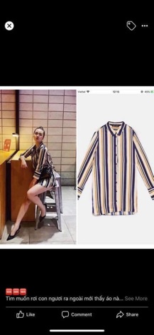 sơ mi zara auth+ váy zara auth(hêt)