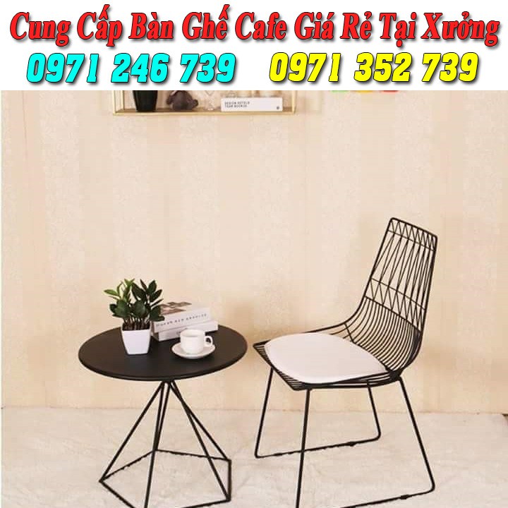 Ghế sắt cafe ngoài trời giá cực rẻ