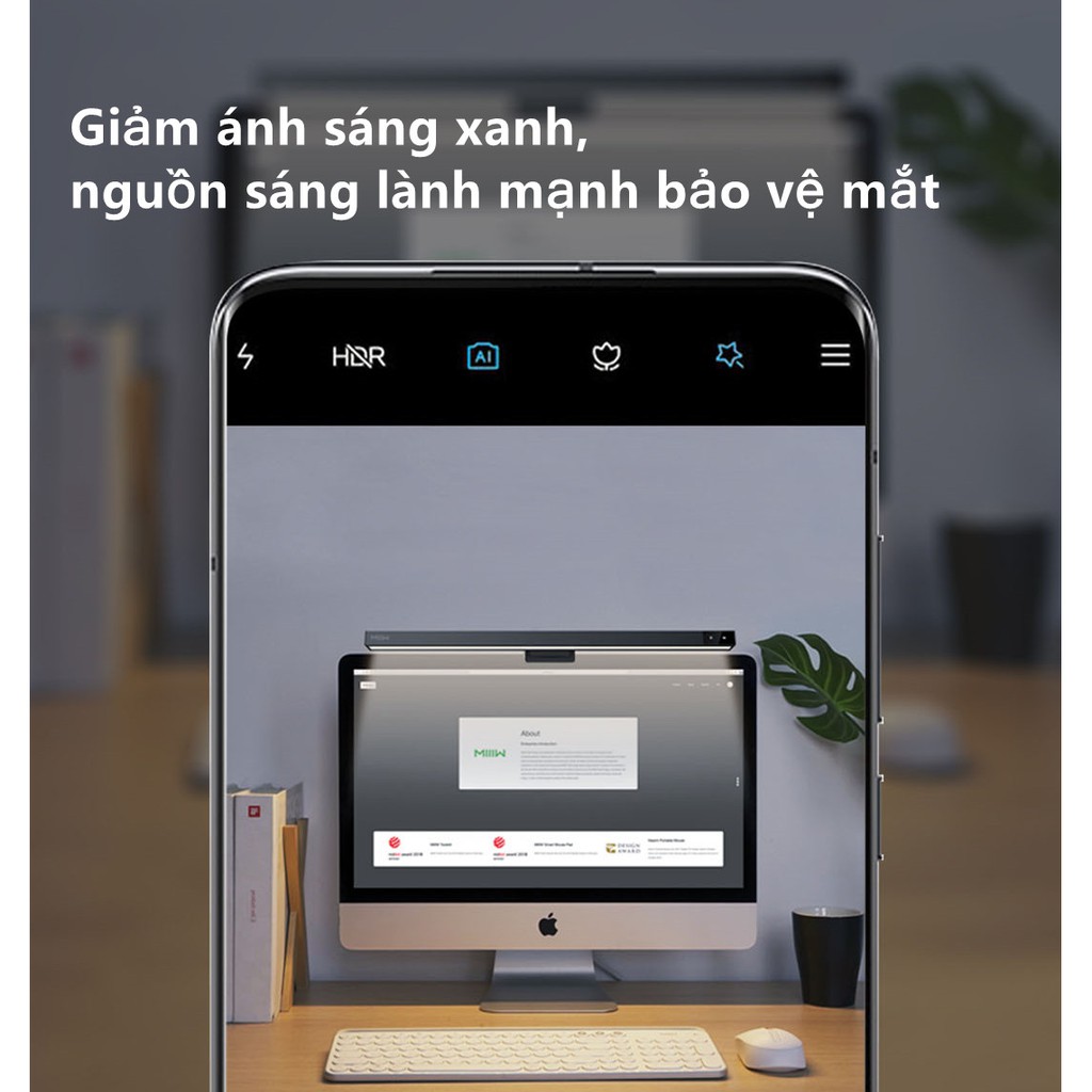 Xiaomi MIIIW Screenbar Đèn LED để bàn PC Màn hình máy tính Màn hình máy tính xách tay Thanh treo Đèn bàn Đèn bàn học Văn