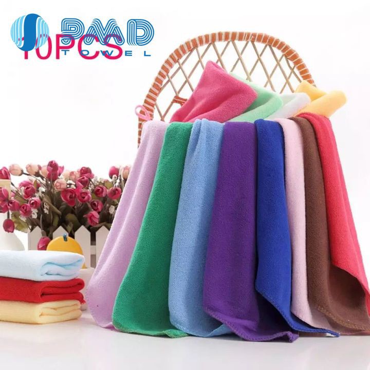 10 Khăn Microfiber lau xe máy cực mềm thấm hút tốt không gây trầy xước vật dụng thích hợp lau mọi nơi