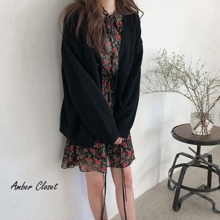 Áo len Cadigan lông thỏ