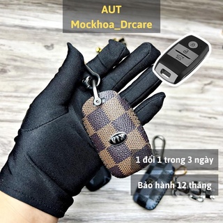 Bọc chìa khoá smartkey Kia 3 nút (Kia Morning, Seltos, Soluto, Rio, Cerato, Optima, Rondo, Sorento) da Canvas KMK3