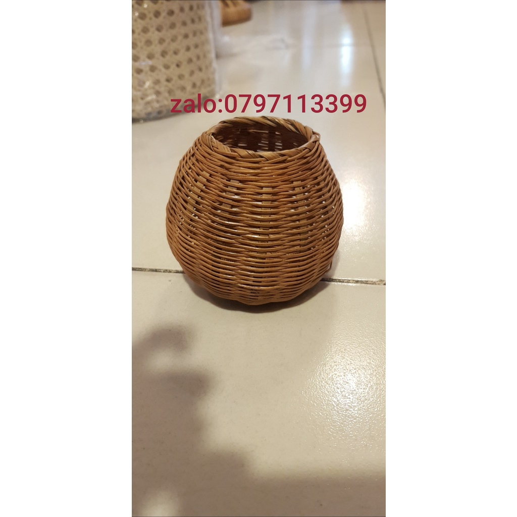 HŨ LÚA TRE , GIỎ TRE MINI TRANG TRÍ , CẮM HOA CHỤP HÌNH