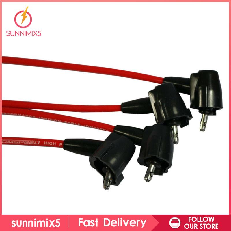 Bộ 4 Dây Bugi Đánh Lửa Cho Toyota Corolla 1.6L 1.8L 1993-1997 9091922327