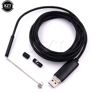 Camera nội soi mini ip67 chống thấm nước 2 trong 1 có đầu usb 5.5mm dài 2m 5m 10m 6 led cho android