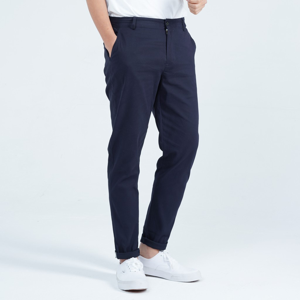 Quần Kaki Basic ROUGH Outfit Phong Cách Ulzzang Chất Kaki Dày Dặn, Co Giãn - Hàng nhập khẩu