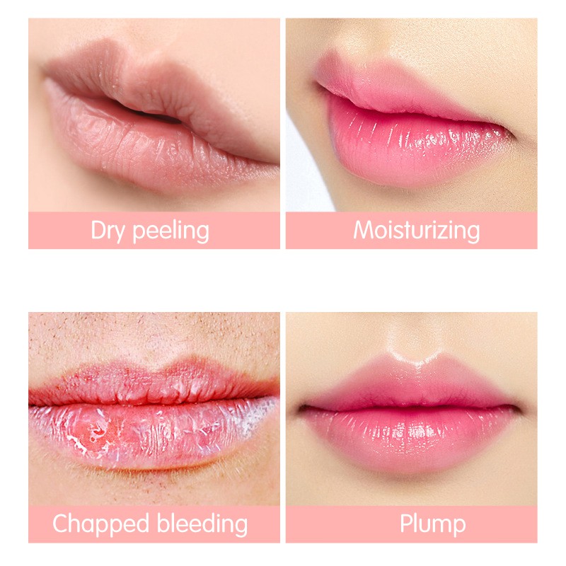 (Hàng Mới Về) Son Dưỡng Môi Chiết Xuất Hoa Đào Tự Nhiên Thay Đổi Màu Sắc Theo Nhiệt Độ Chống Khô Môi | BigBuy360 - bigbuy360.vn