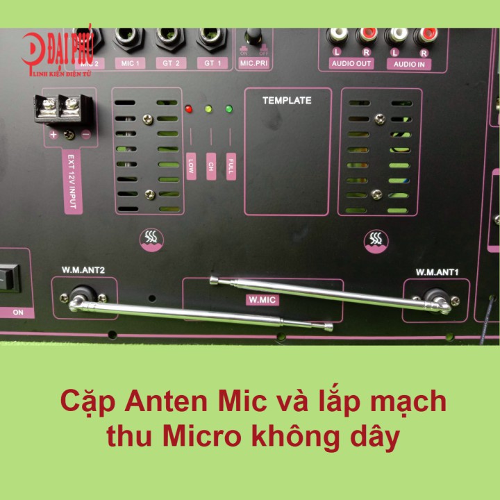 Mạch loa kéo công suất lớn 5 tấc đôi công suất 400W - 600W loa kéo 5 tấc đôi Bluetooth Karaoke