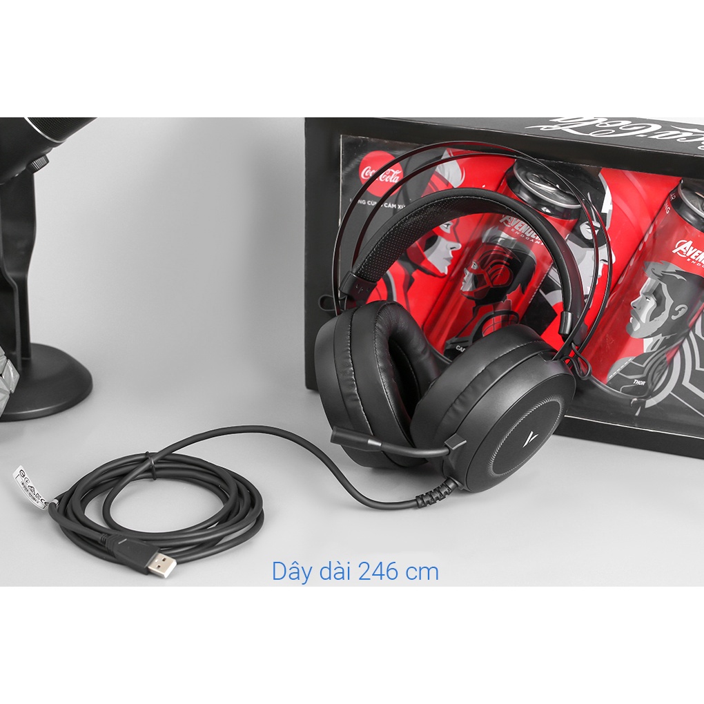 Tai nghe chụp tai Gaming Rapoo VH160 RGB LED