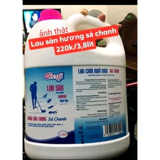 NƯỚC LAU SÀN HỮU CƠ CÔNG NGHỆ NHẬT 🅾️RENJI  KHÔNG HÓA CHẤT 3800ml