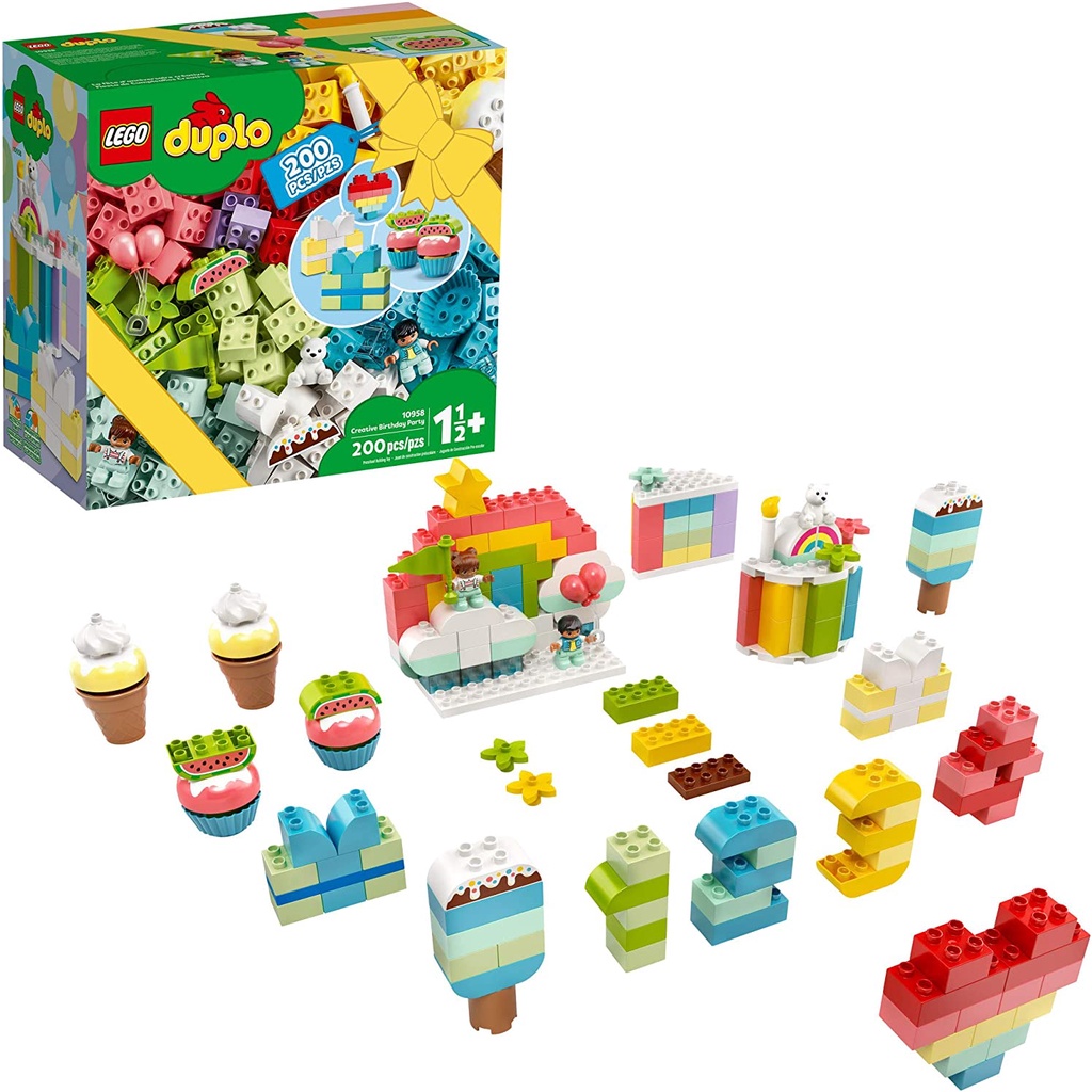 Đồ chơi LEGO DUPLO Birthday Party - Bữa tiệc sinh nhật - mã 10958 - 200 chi tiết