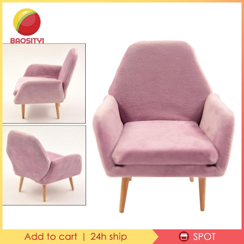 Ghế Sofa Gỗ Trang Trí Nhà Búp Bê Tỉ Lệ 1 / 6