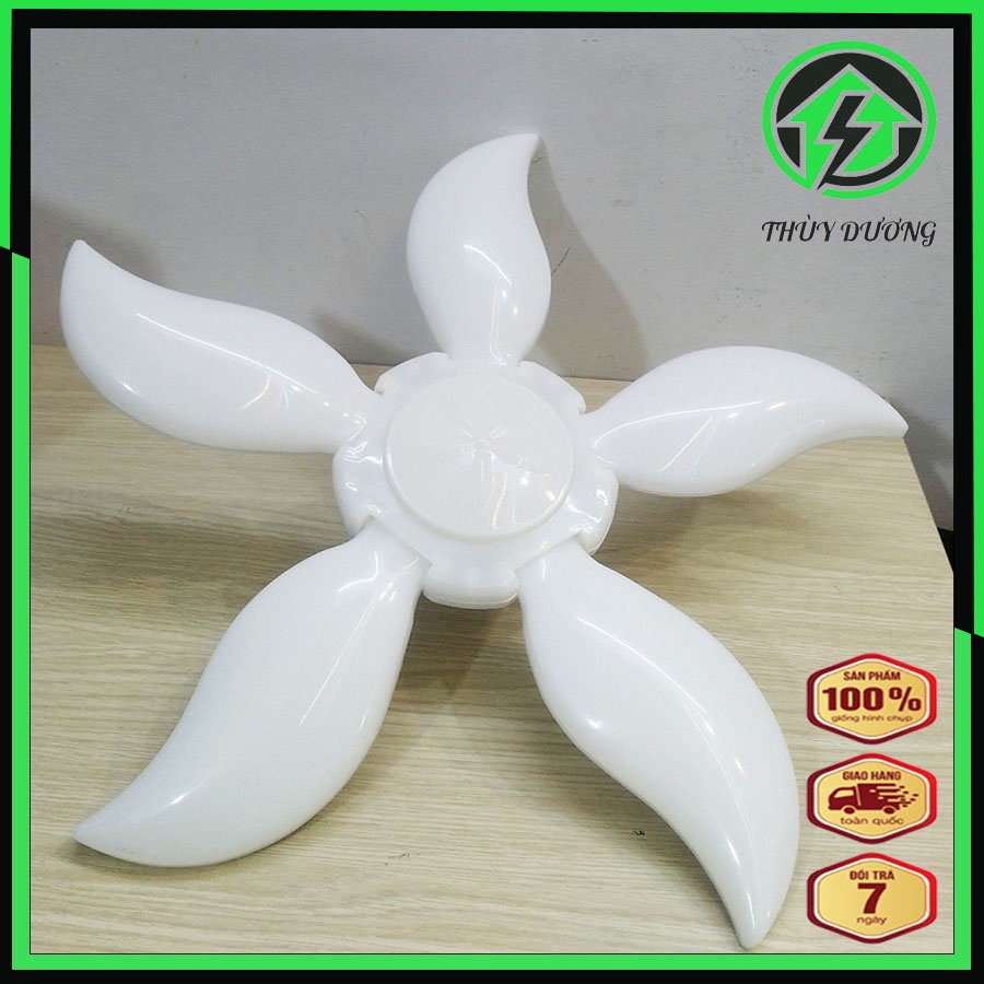Bóng đèn LED cánh quạt xếp ánh sáng trắng - 45W / 75W siêu sáng