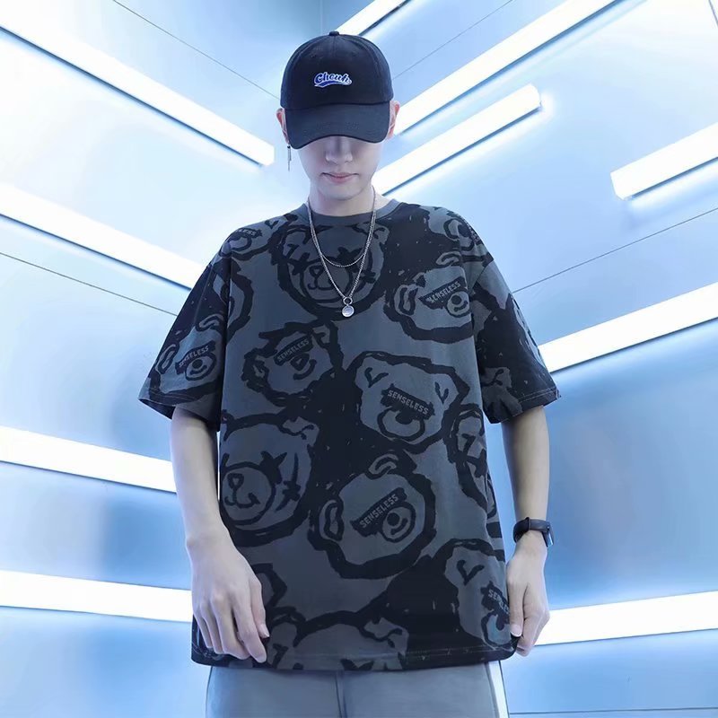 Áo Thun Tay Ngắn Thời Trang Phong Cách Hàn Năng Động Cho Nam | BigBuy360 - bigbuy360.vn