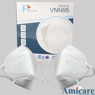 PT Mask VNN95 Combo 2 Khẩu trang Không Van Thở 4 Lớp