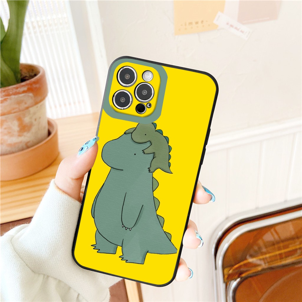 Ốp điện thoại iphone khủng long siêu cute đáng yêu chống sốc ốp iphone6/6s/7/8/se2020/x/r/xsmax/11/12/13/pro/promax bvc