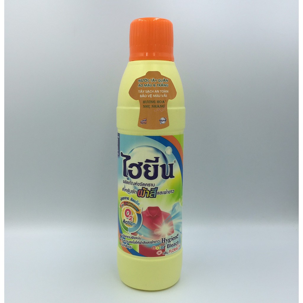 Nước tẩy quần áo trắng và màu Hygiene 250ml Thái Lan